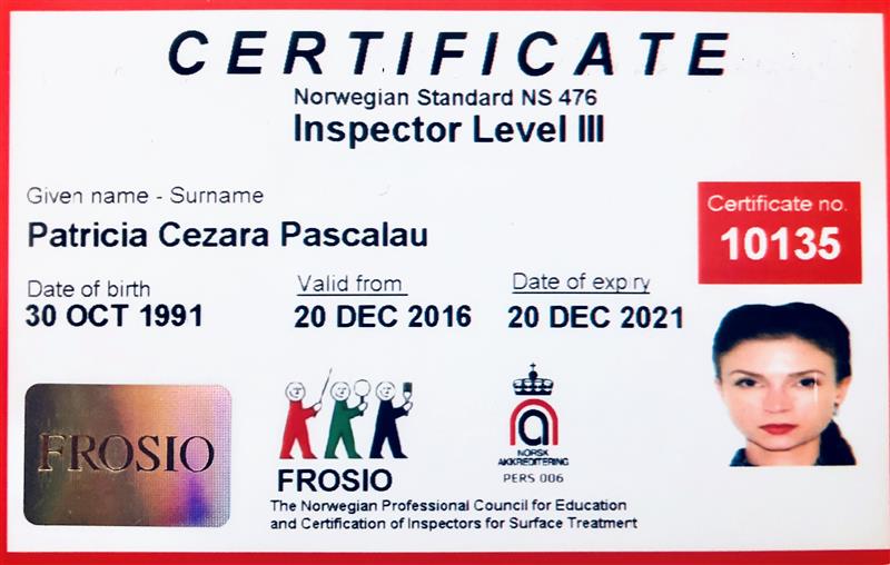 Inspector Frosio Romania